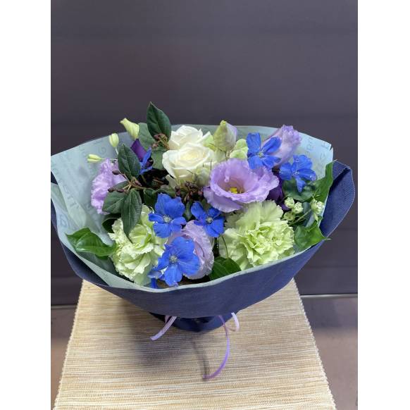 一般カテゴリー,マジカルブーケ・ホワイト/ブルー,フローリスト桜屋