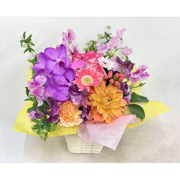 ふわふわかすみ草のアレンジ