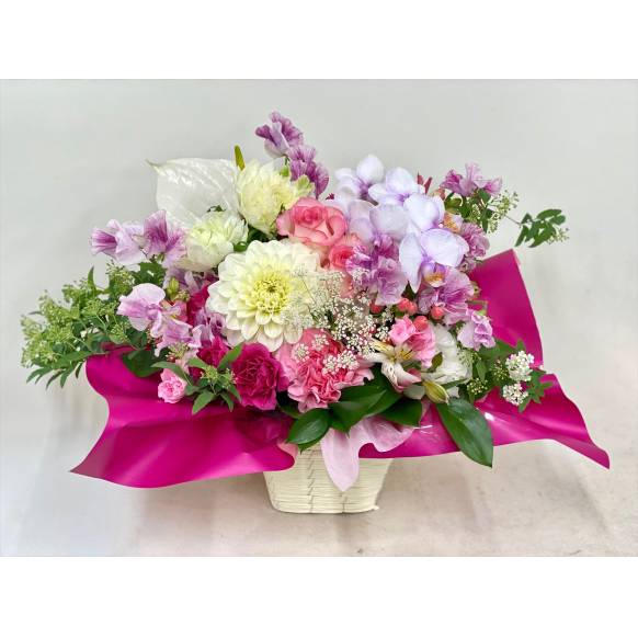 ふわふわかすみ草のアレンジ