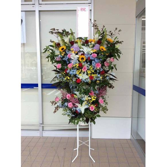 お取り寄せ オリジナルフラワー フラワースタンド お祝いのスタンド花