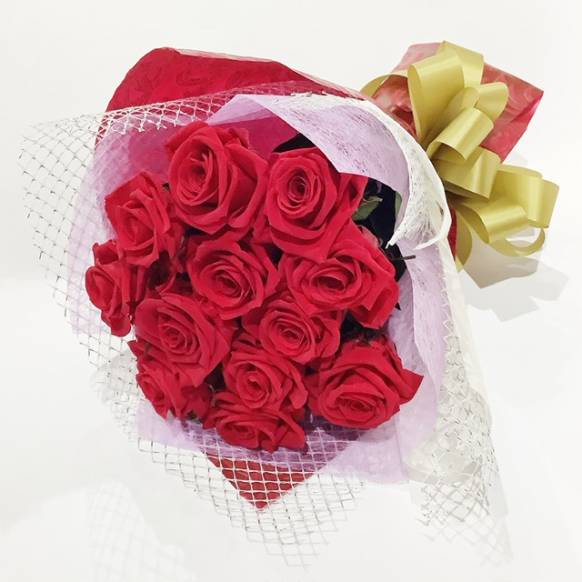 一般カテゴリー,プロポーズの花束　枯れない花　プリザーブドフラワーの赤バラ１２本の花束　,はなせん