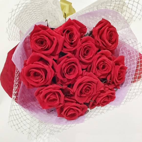 一般カテゴリー,プロポーズの花束　枯れない花　プリザーブドフラワーの赤バラ１２本の花束　,はなせん
