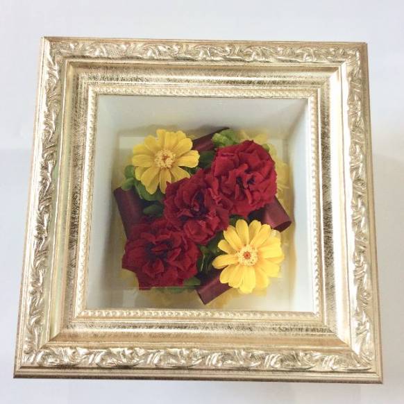 額縁入りプリザーブドフラワー お取り寄せ オリジナルフラワー プリザーブドフラワー 額縁 SG｜花