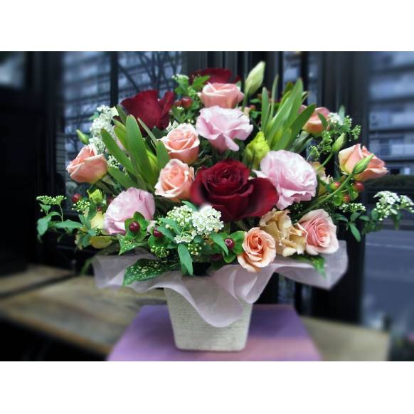 一般カテゴリー,バラいっぱいアレンジ,シェラフローリストエイム