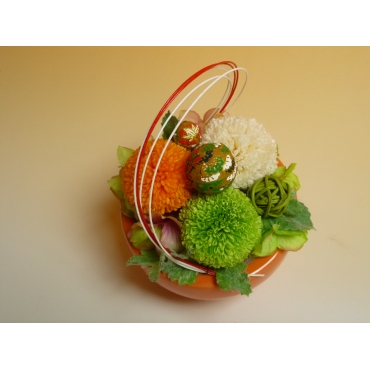 一般カテゴリー,<プリザ>ぽんぽん日和　枇杷,本郷台花う