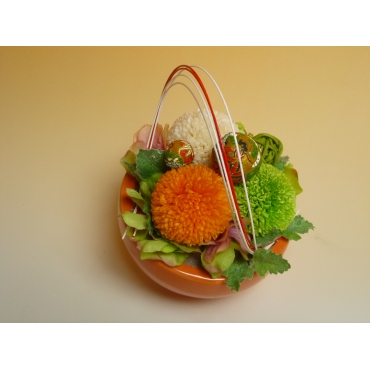一般カテゴリー,<プリザ>ぽんぽん日和　枇杷,本郷台花う