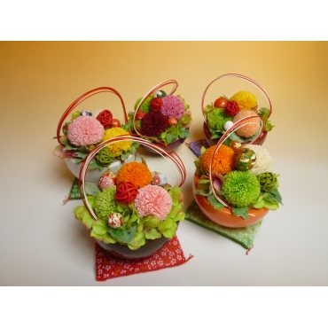 一般カテゴリー,<プリザ>ぽんぽん日和　枇杷,本郷台花う