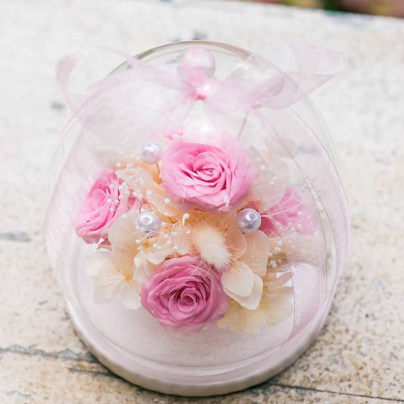 一般カテゴリー,ガラスの森~ラグジュアリーローズ~プリンセスピンクLサイズ,フローリストせきど