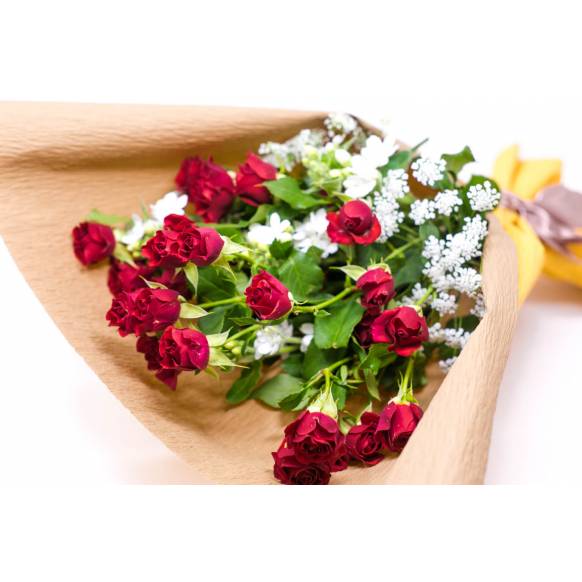 一般カテゴリー,スプレーバラと小花MIXのおまかせ花束,フローリストせきど