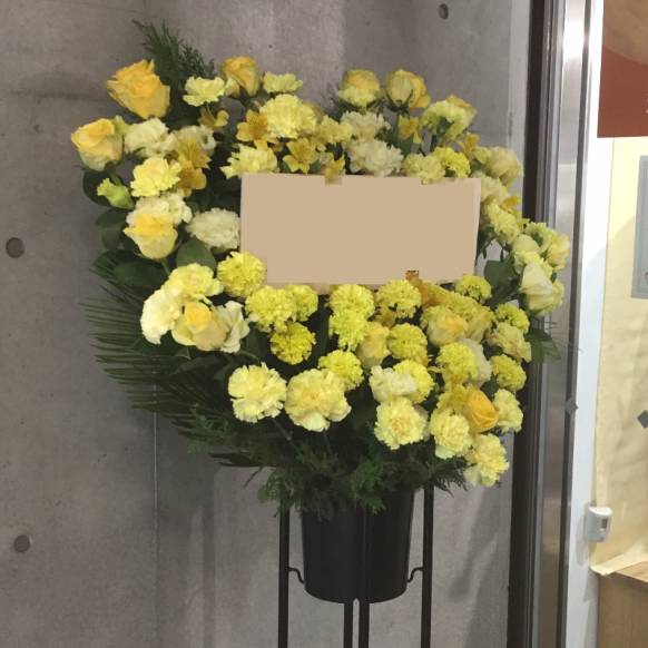 お取り寄せ オリジナルフラワー ハート型スタンド｜花キューピット