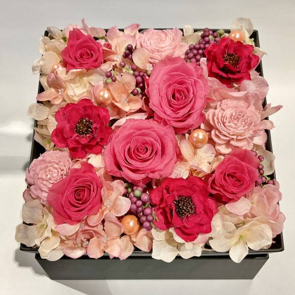 一般カテゴリー,ローズＢＯＸエレガント　ピンク　【P-219】,銀座ニューフラワー