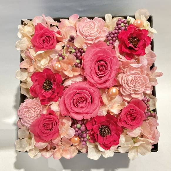 一般カテゴリー,ローズＢＯＸエレガント　ピンク　【P-219】,銀座ニューフラワー