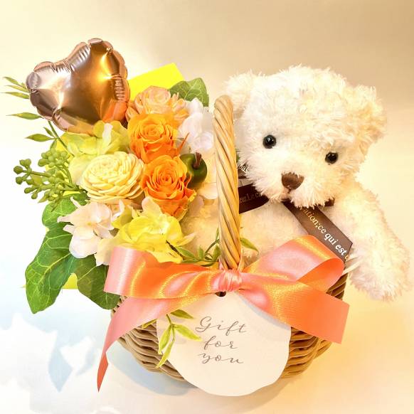 バスケットベア オレンジ【P-245】一般カテゴリー