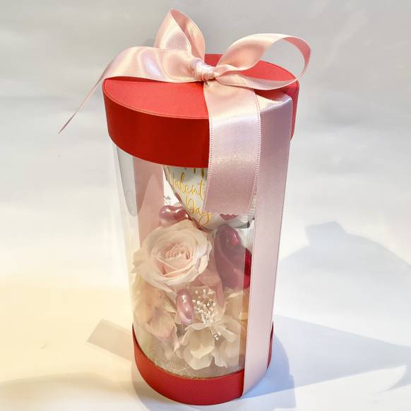 一般カテゴリー,バレンタインシリンダー レッド【P-260】,銀座ニューフラワー