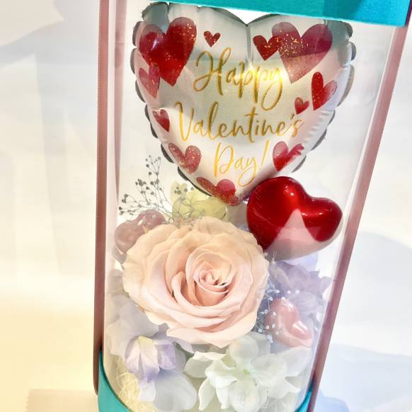 一般カテゴリー,バレンタインシリンダー ブルー【P-261】,銀座ニューフラワー