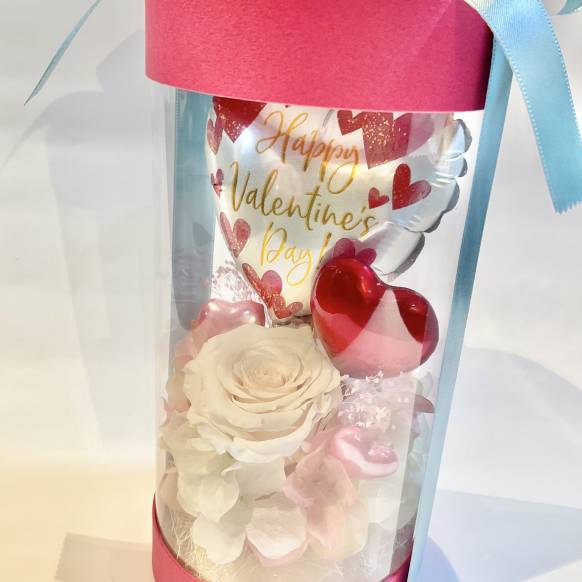 一般カテゴリー, バレンタインシリンダー ピンク【P-262】,銀座ニューフラワー