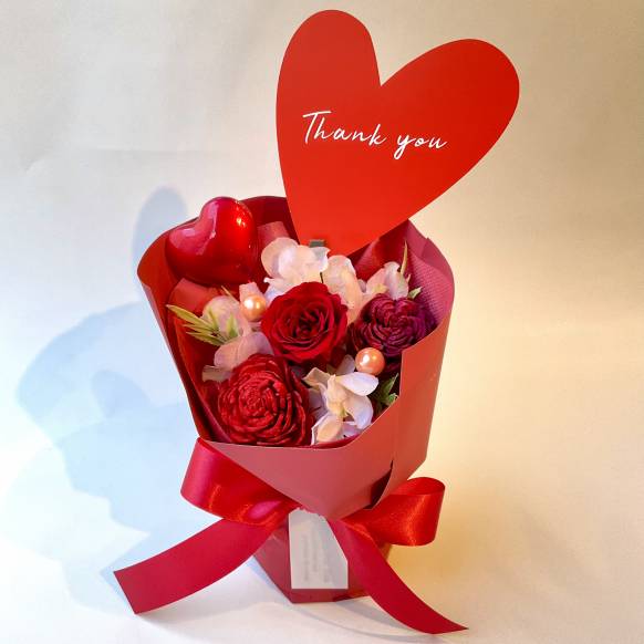 サンキューブーケ　レッド【P-263】一般カテゴリー