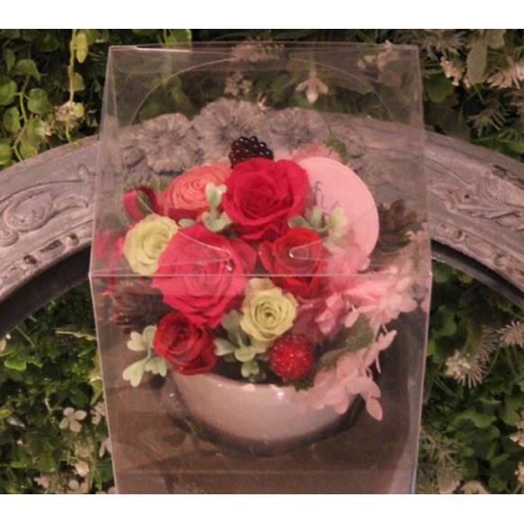 お取り寄せ オリジナルフラワー プリザーブドアレンジ「スイート