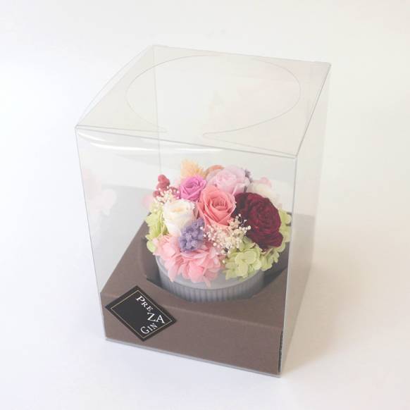 お取り寄せ オリジナルフラワー プリザーブドアレンジ「ラ