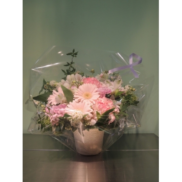 お取り寄せ オリジナルフラワー ピンク系アレンジメント｜花