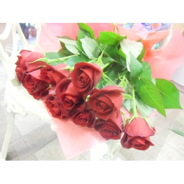 一般カテゴリー,赤バラ１２本の花束,はなじゅう（花重）