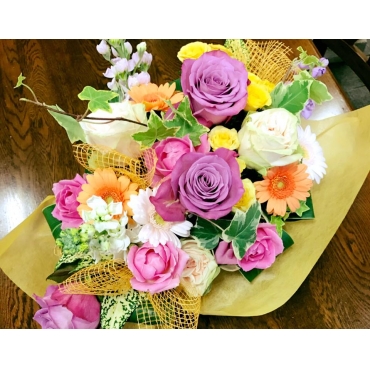 お取り寄せ オリジナルフラワー ミックス系豪華アレンジメント｜花