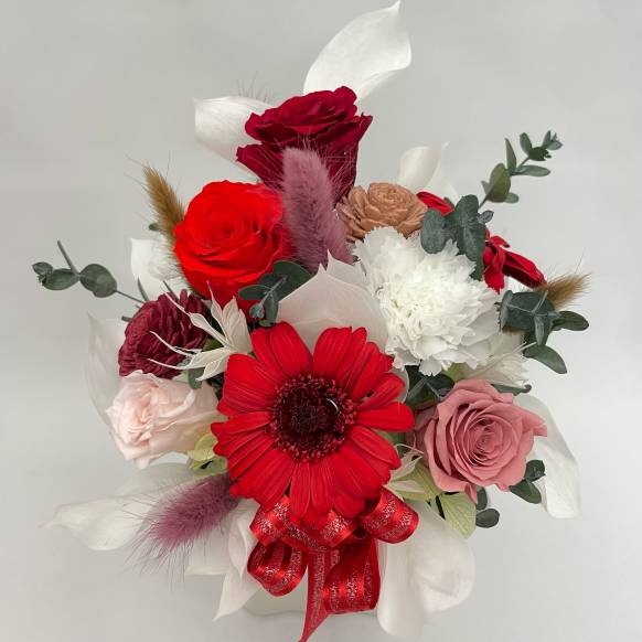 一般カテゴリー,プリザーブドフラワー(レッド),花よし