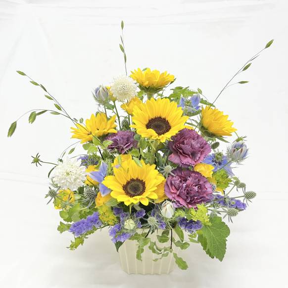 【ボリュームたっぷり】かすみ草の花束(白)