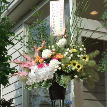 一般カテゴリー,hanahiro design 豪華でオシャレな季節の御祝用生花スタンド花,花ひろ