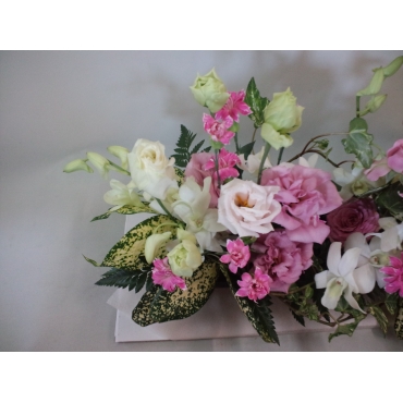 一般カテゴリー,横長アレンジメント,花のデパート金花