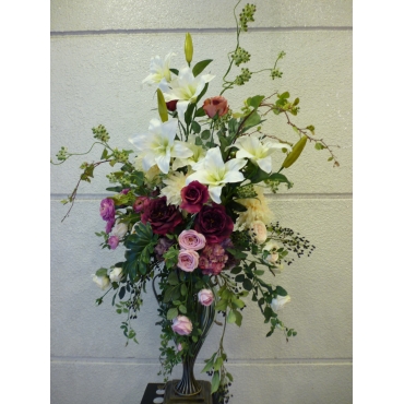 造花のアレンジメント インターネット花キューピット フラワーギフト 手渡し