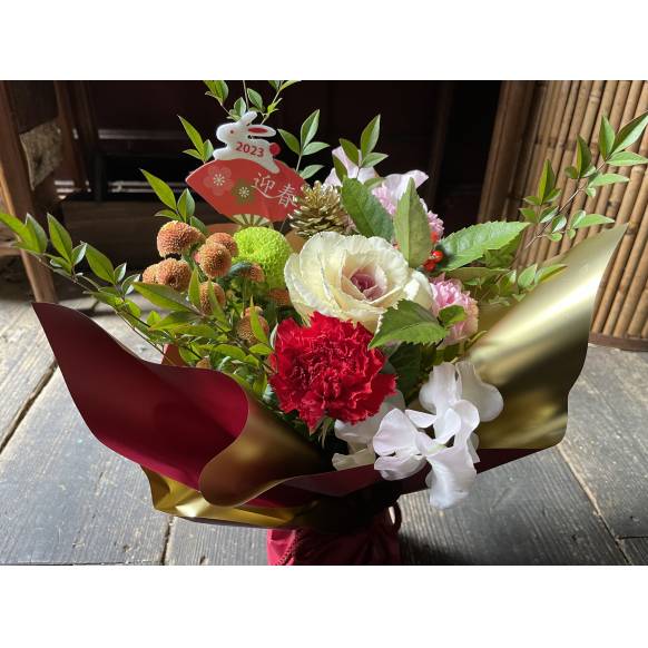 そのまま飾れる『迎春スタンドブーケ』一般カテゴリー