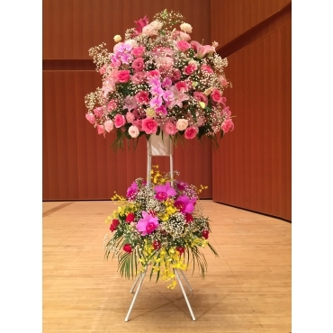 ピンク系の花束