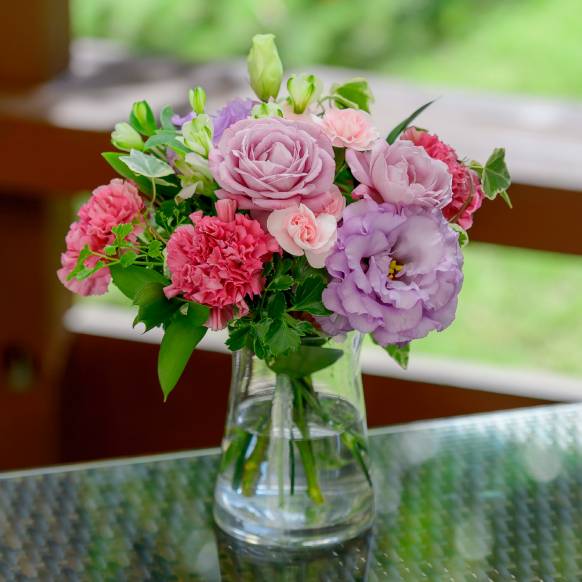 一般カテゴリー,グラスブーケ,花のデパート花徳