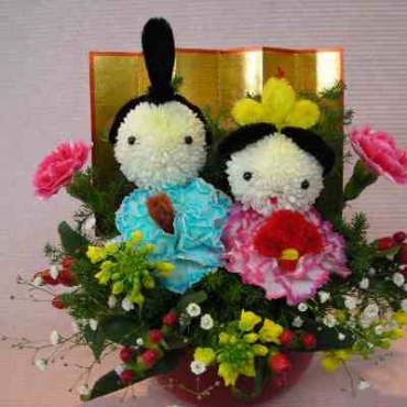 ぴんぽん雛アレンジ一般カテゴリー