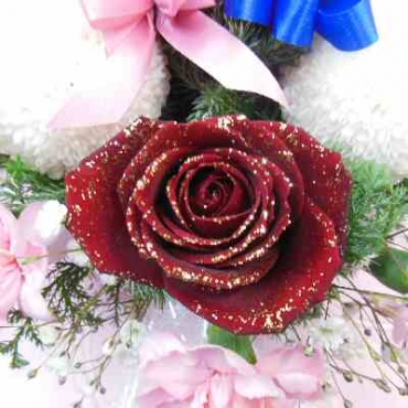 一般カテゴリー,ハートペアうさぎ,花の丘　カウベル