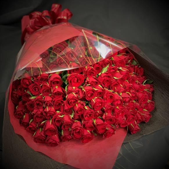 一般カテゴリー,赤いバラ108本,花のナカムラ