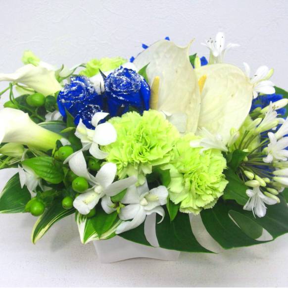 一般カテゴリー,《Flower arrangement》Lush Blue,花樹園