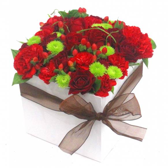 《Flower arrangement》Square Red一般カテゴリー