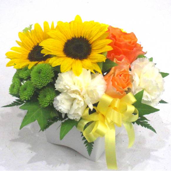 父の日特集(宅配),《Flower arrangement》Lovely Sunflower,花樹園