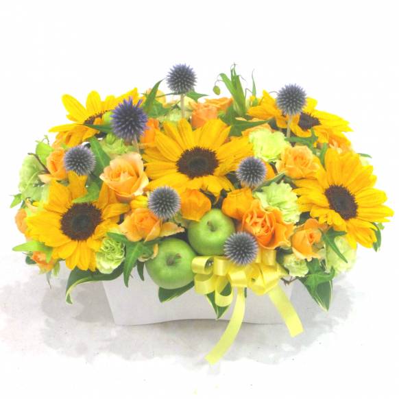 父の日特集(宅配),《Flower arrangement》Summer sun,花樹園