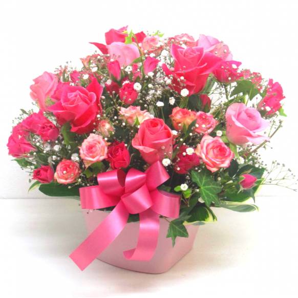 一般カテゴリー,《Flower arrangement》Happy Pink Rose,花樹園
