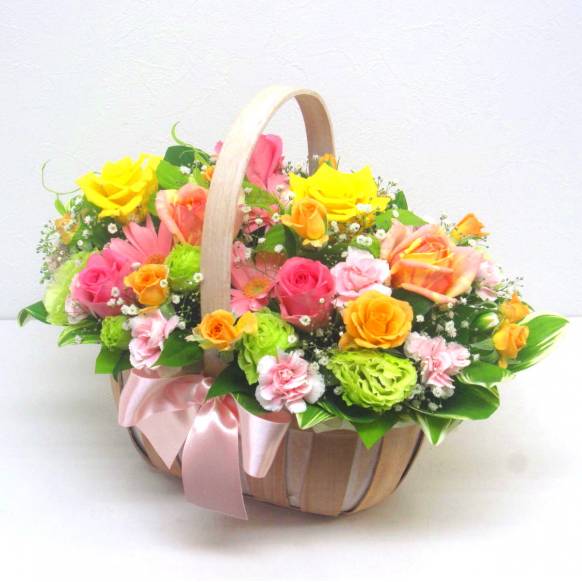 一般カテゴリー,《Flower arrangement》Rose Field Basket,花樹園