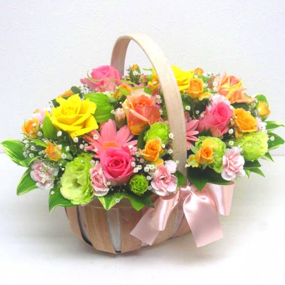 一般カテゴリー,《Flower arrangement》Rose Field Basket,花樹園