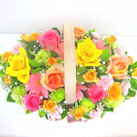 一般カテゴリー,《Flower arrangement》Rose Field Basket,花樹園