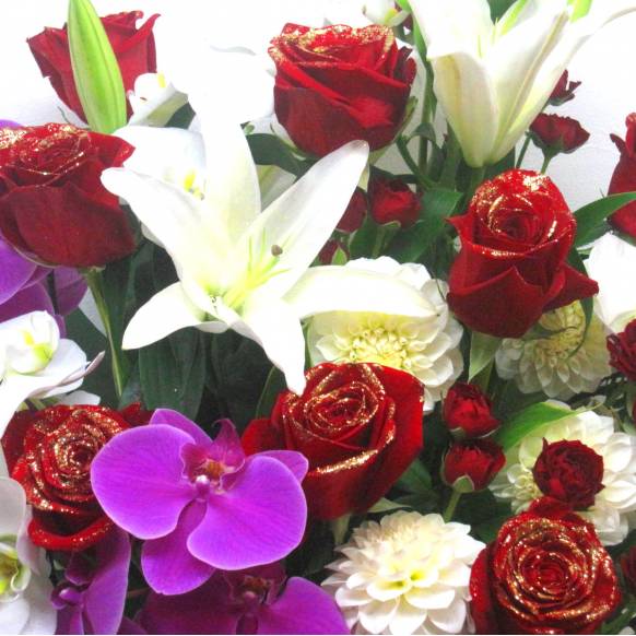 一般カテゴリー,《Flower arrangement》Premium Glitter Rose,花樹園