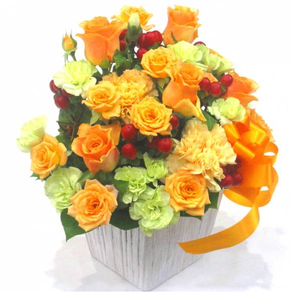 一般カテゴリー,《Flower arrangement》Orange Rose,花樹園