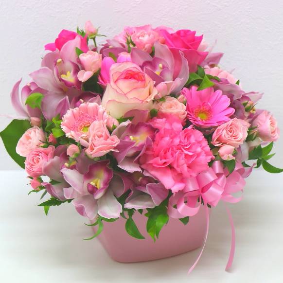 Flower arrangement》Pink Classy|インターネット花キューピット・ お Flower arrangement》Pink Classy|インターネット花キューピット・ お