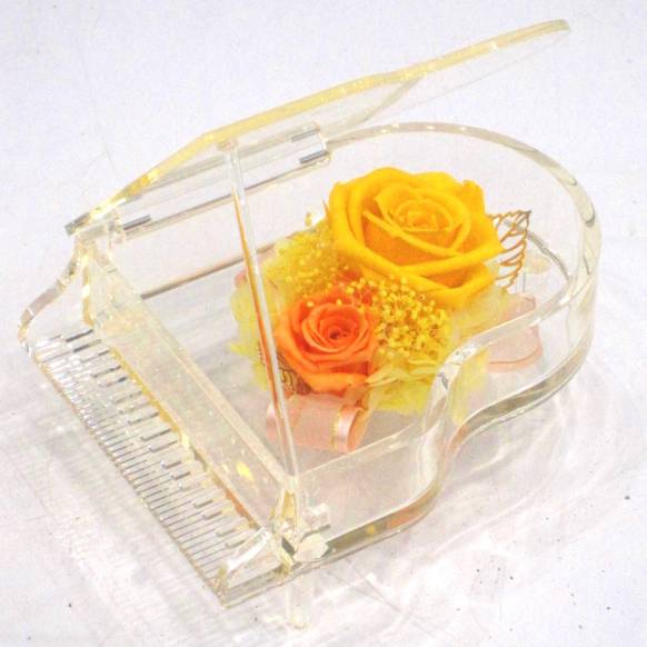 9023021【一般カテゴリー】《Preserved Flower》Acrylic Piano (Yellow&Orange ) 