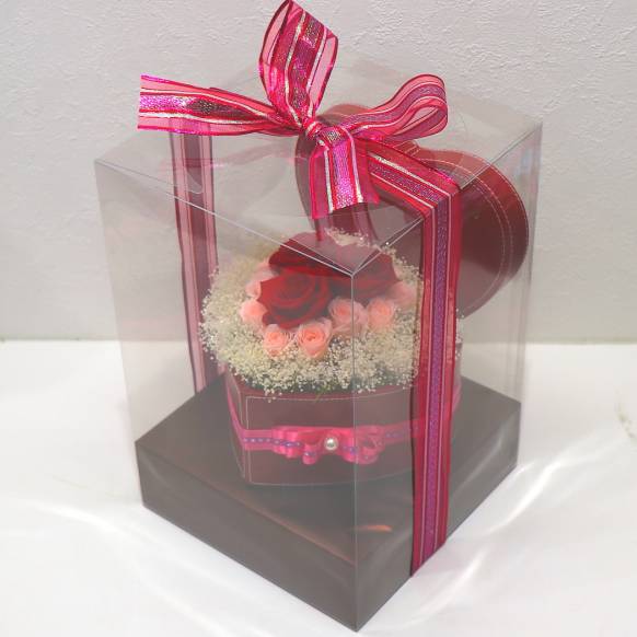 お取り寄せ オリジナルフラワー 《Preserved Flower》Lovers Heart Box
